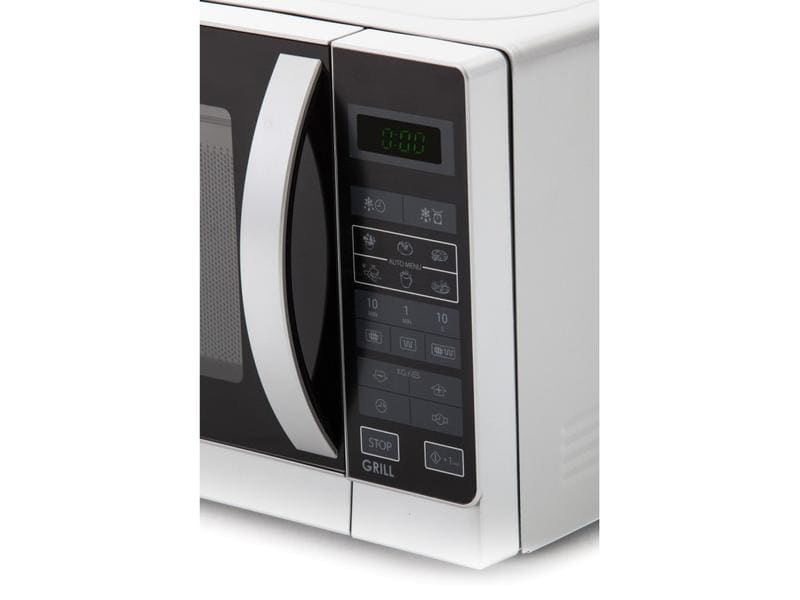 Sharp Mikrowelle R642INW Schwarz/Silber Mikrowelle mit Grillfunktion