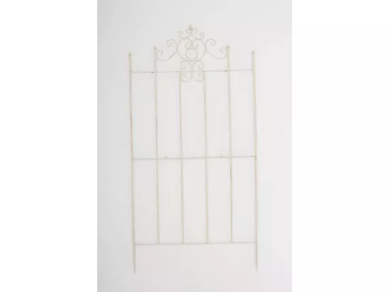 Treillis support pour plantes métal crème 85.5 x 2 x 170 cm 10_0003897