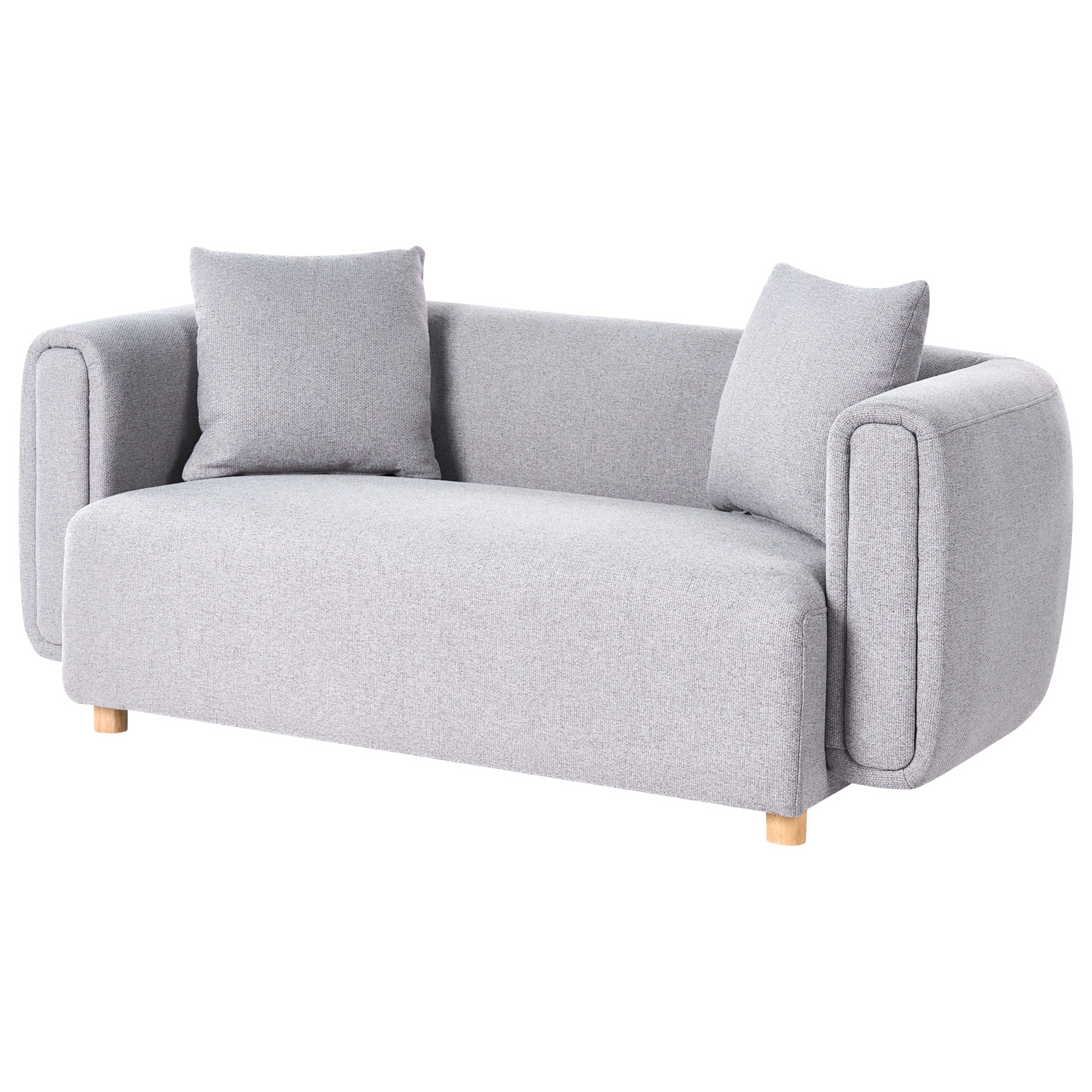 Beliani - LILLEROD - Tweezitbank - Grijs - Polyester