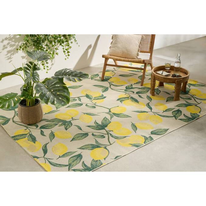 Tapis extérieur Jaune