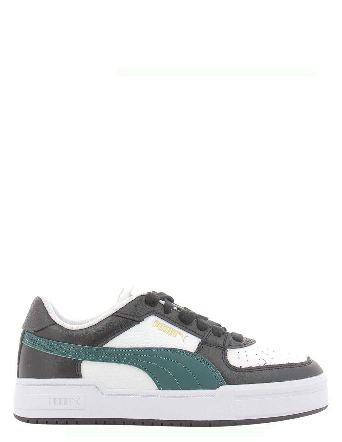 puma Sneakers homme ca pro cuir noir/blanc/vert