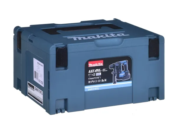Makita DHR171 - Roterende hammer - ledningfri - 2 tilstande - SDS-plus - 1.2 Joule - til 2 batterier - 18 V - Leveres uden batteri og lader