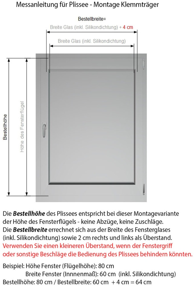 indeko Plissee »simple« Lichtschutz ohne Bohren verspannt mit Klemmträgern, nach Mass