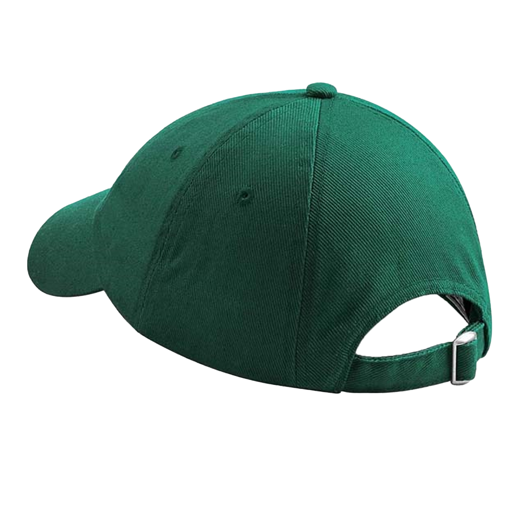 Boné/Viseira Beechfield de Perfil Baixo para Verão/Piscina, 100% Algodão Grosso Sarjado.