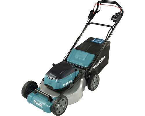 Accu grasmaaier MAKITA DLM 536PT2 2x18V 5.0Ah incl. accu's en lader
