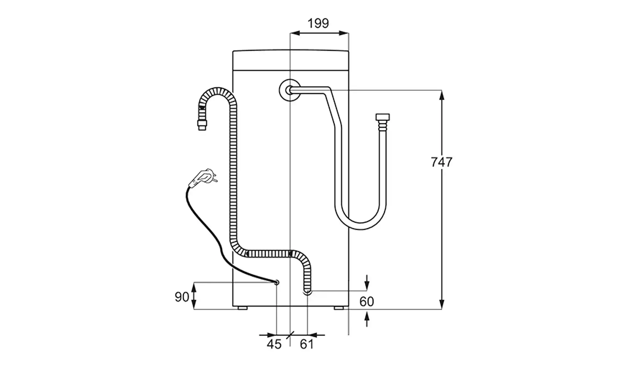 AEG Toplader LTR8A80370