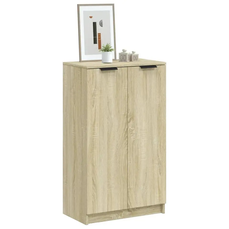 vidaXL - Schoenenrek - Bruin - Bewerkt hout