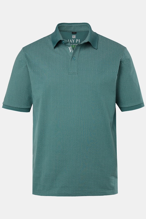 JAY-PI Poloshirt, Golf, Halbarm, QuickDry, Minimal-Muster, bis 7 XL