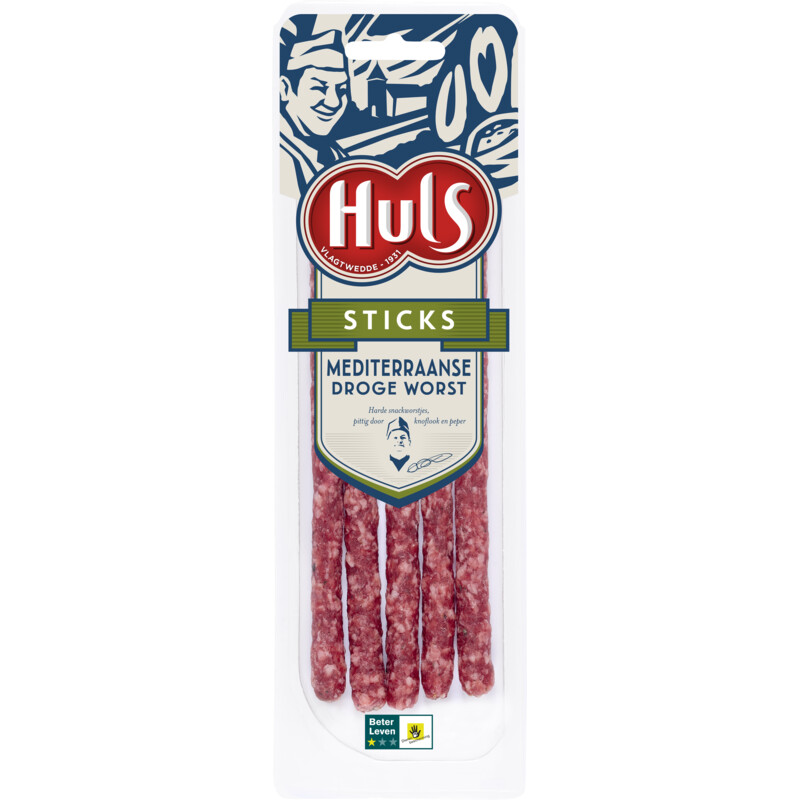 Huls Sticks mediterraanse droge worst