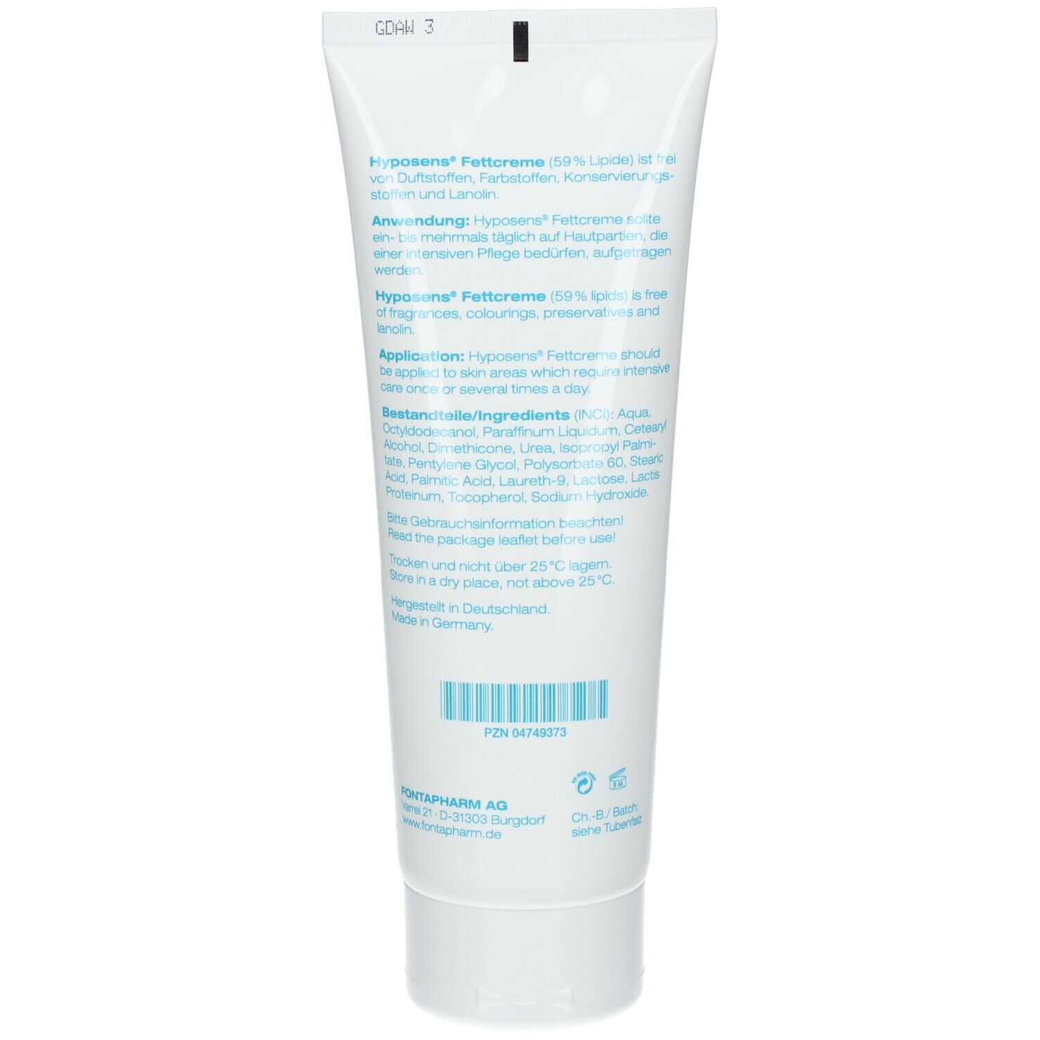 Hyposens® Fettcreme