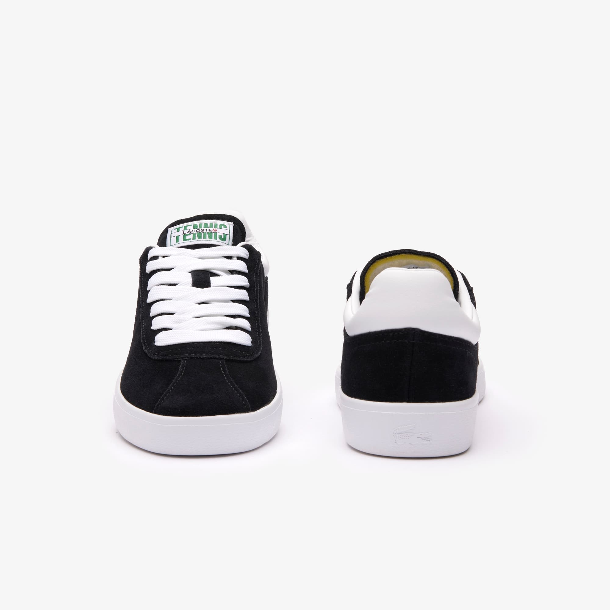 Sneakers Baseshot femme en cuir velours Sneakers - Noir - Lacoste - Femme