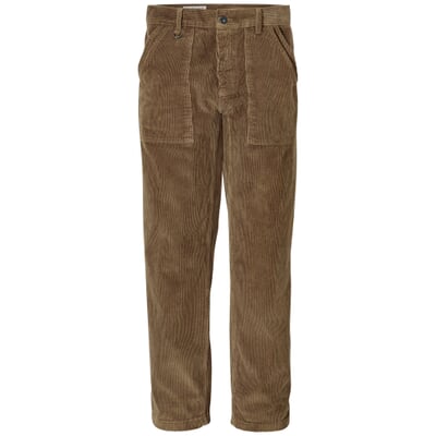 Herren-Cordhose Utility 1967, Mittelbraun