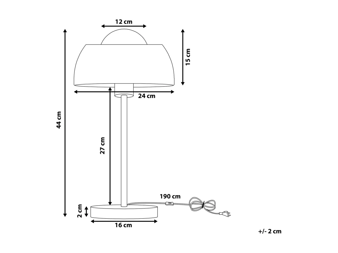 Lampe à poser SENETTE Métal Noir