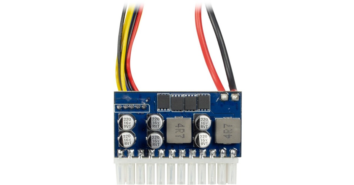 Inter-TechMini-ITX PSU 160W DC/DC adapter  (Zonder voeding, ondersteunt voedingen tot 160W)