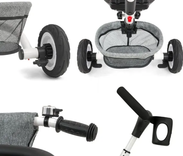Milly Mally Milly Mally Trehjulet cykel 6i1 Stanley Grå