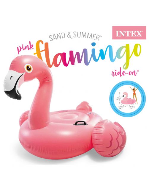 Intex Mega Flamingo - Luchtbedden - 142x137x97 cm Roze