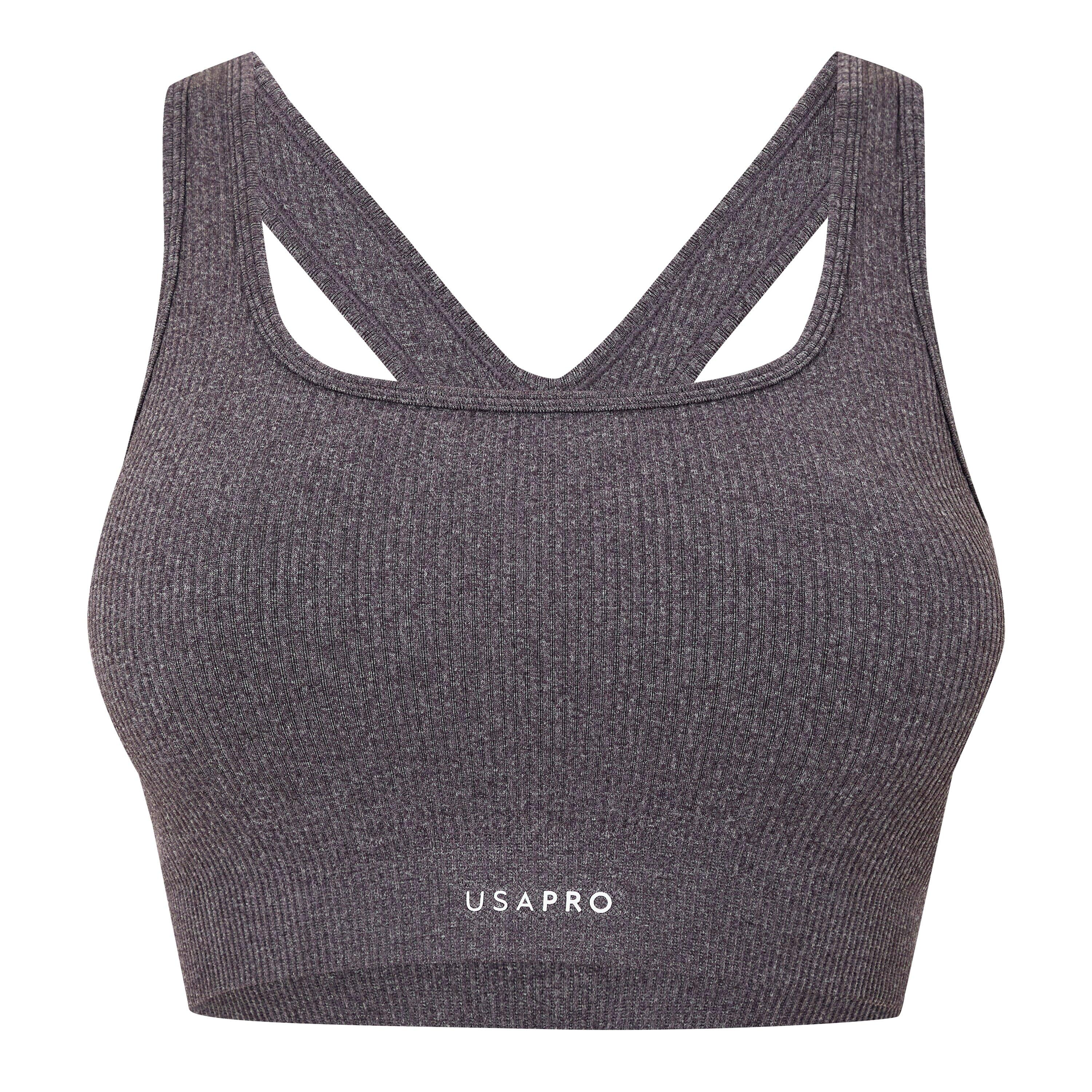 USA Pro Seamless Ribbed Bra Womens