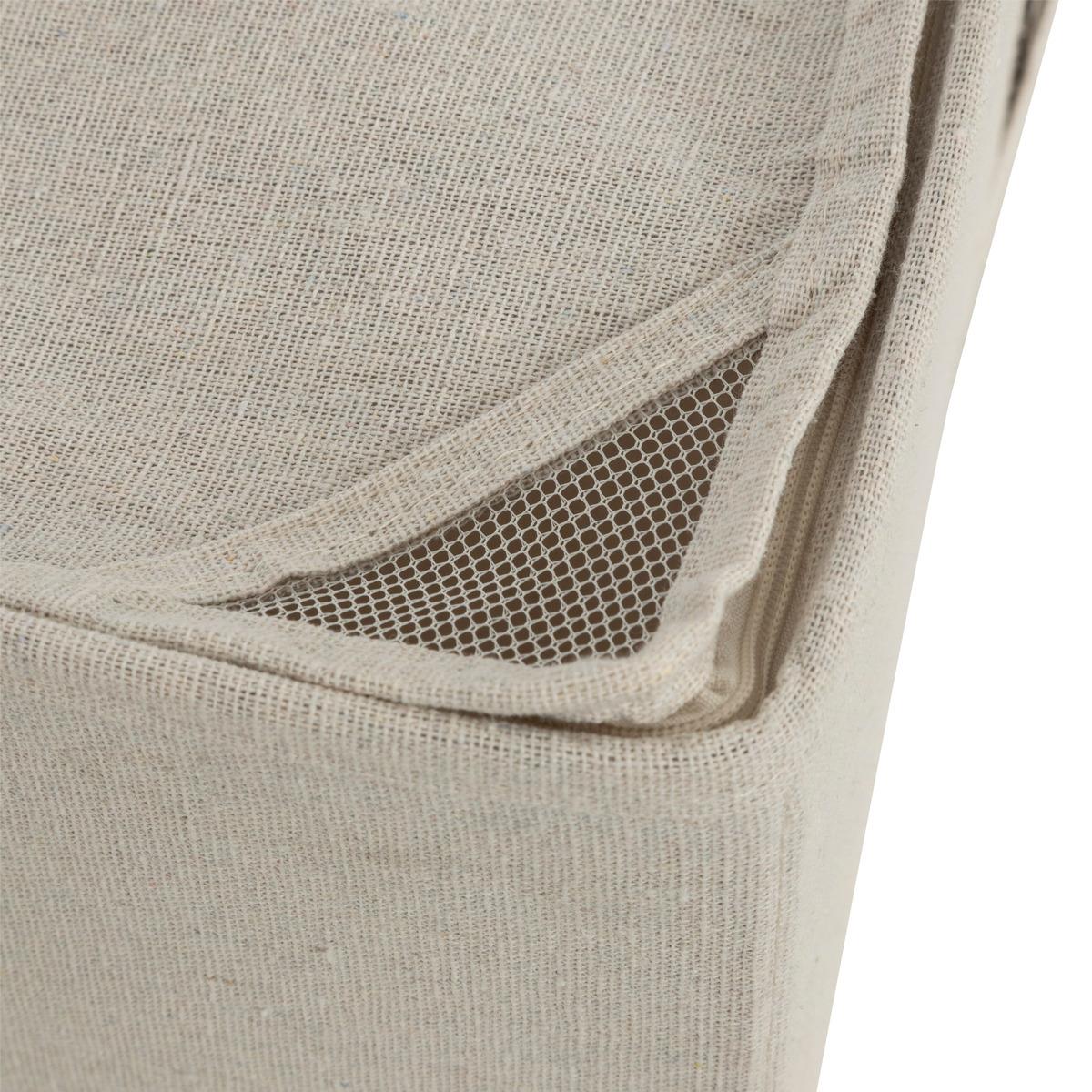 HOUSSE RANGEMENT RIGIDE BEIGE DRESSY PLUS 44.5X45.5CM