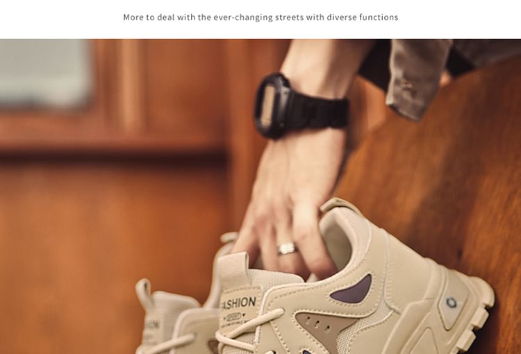 HANO - Applique veter-platform sneakers