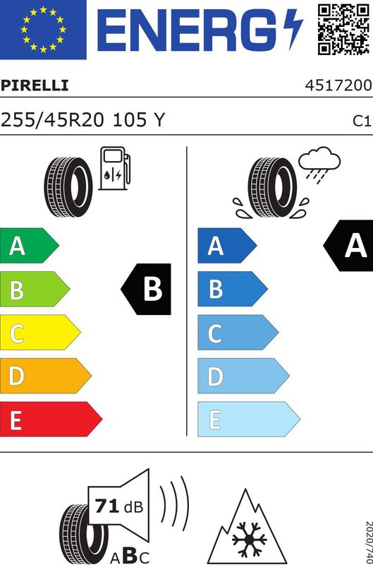 Pirelli Scorpion as sf 3 xl 255/45 R20 105Y