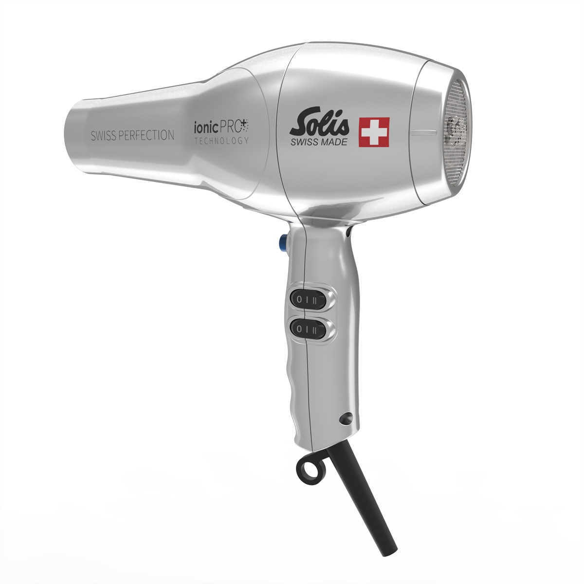 SOLIS OF SWITZERLAND Ionic-Haartrockner »Solis Haarföhn ionicPro 440, silber«