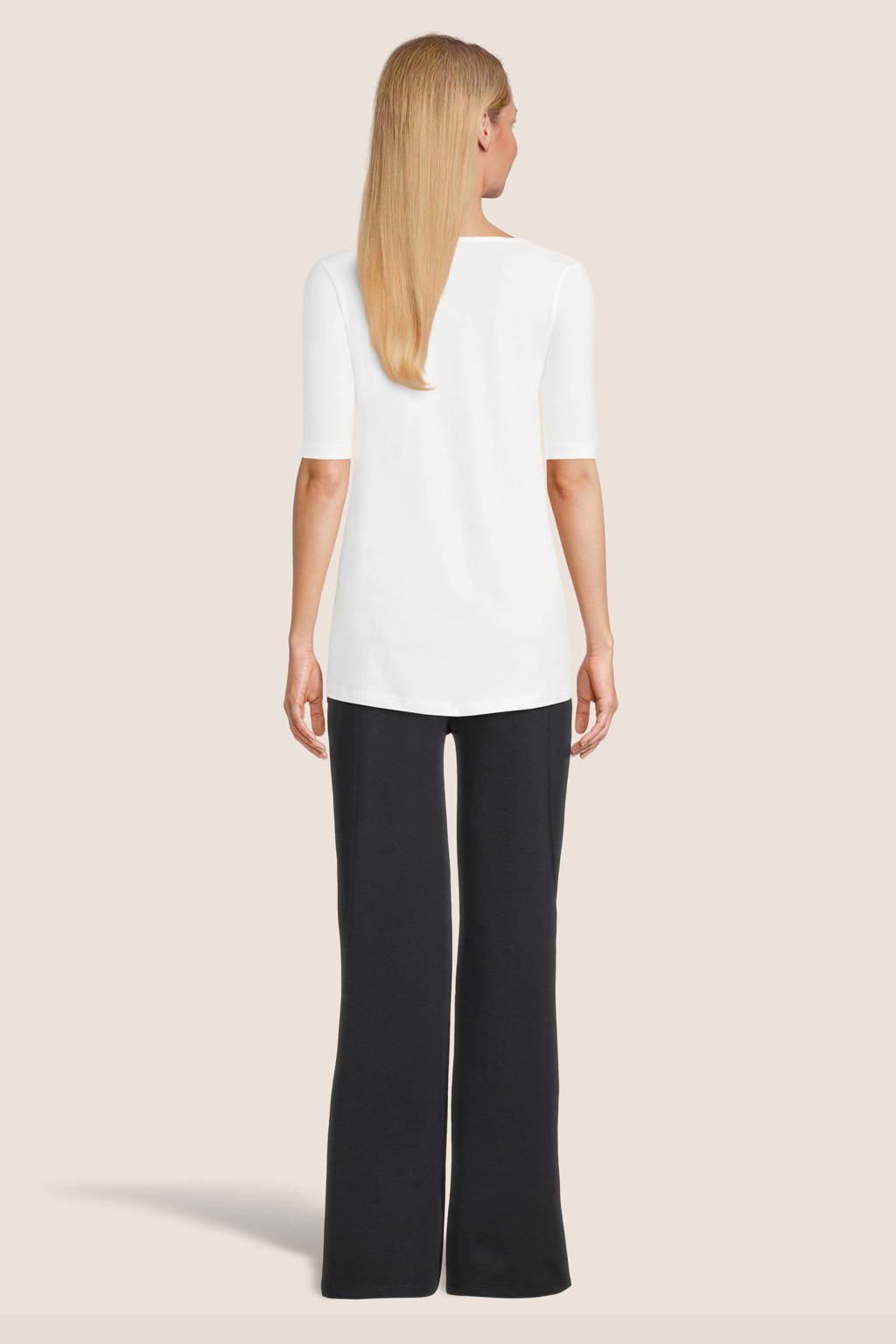 LOVE2WAIT low waist loose fit broek donkerblauw