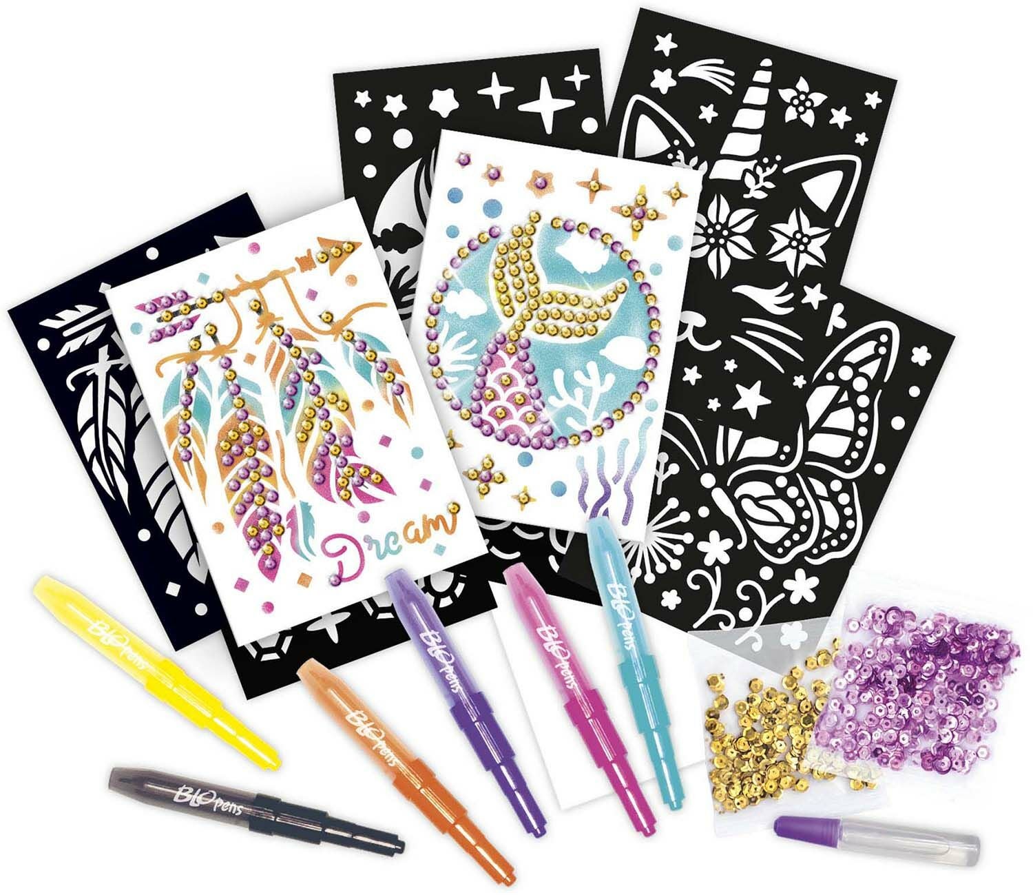 BloPens Hobbysett Trendy Paljetter