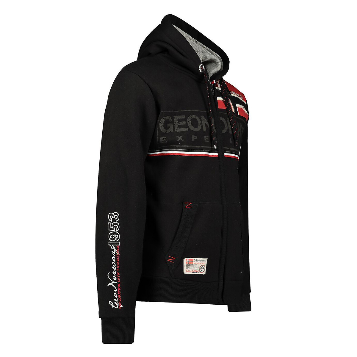 NORUEGA GEOGRÁFICA<br>Moletom com capuz estampado Flipper