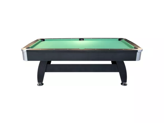 Billard Américain avec Retour de Boules Automatique et Accessoires, 220 x 123 x 80 cm - Noir et Tapis Vert