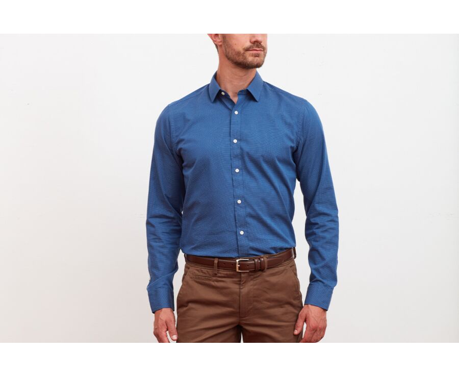 Chemise texturée homme Denim - MARCEAU