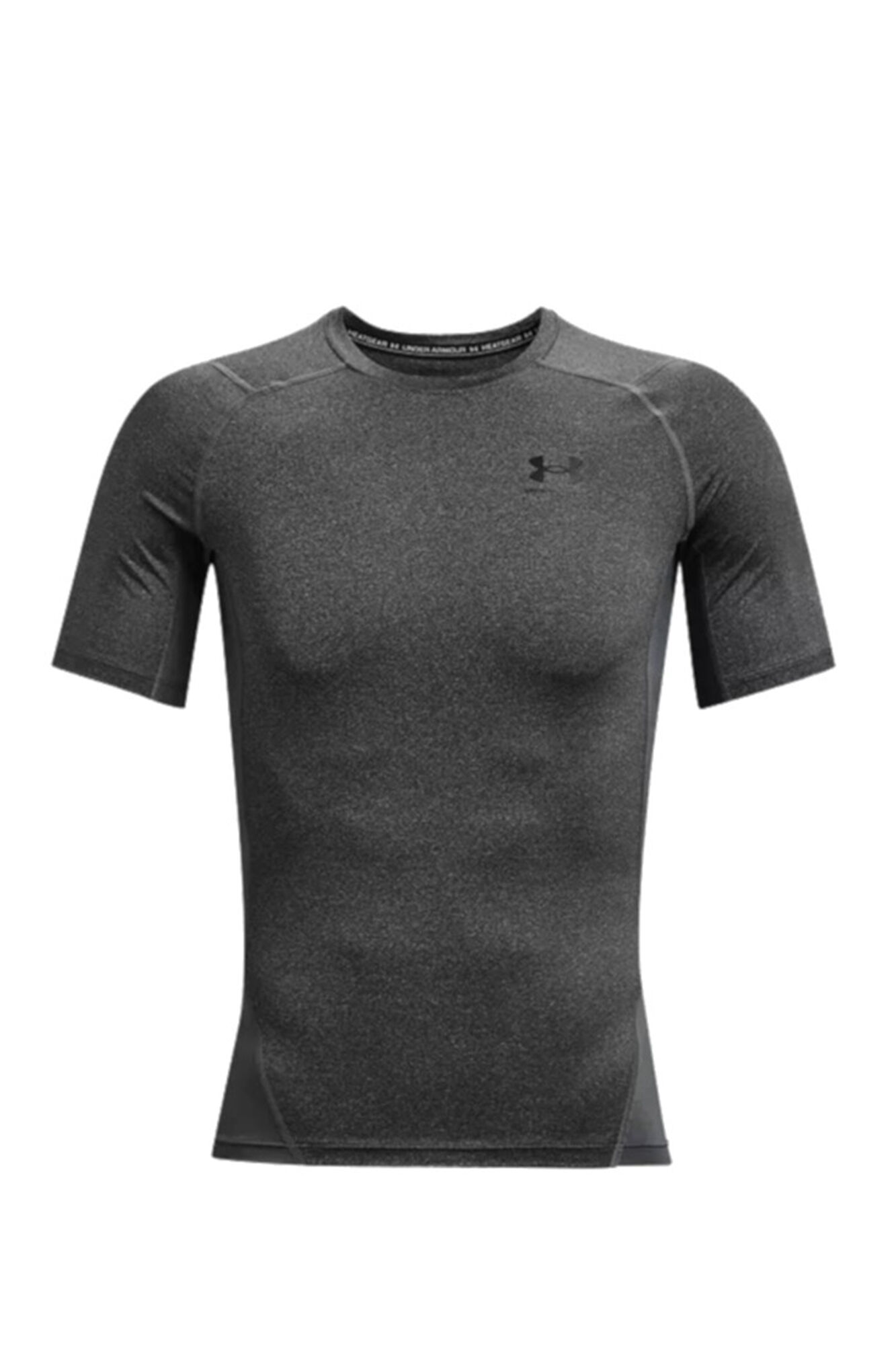 Camiseta HeatGear de manga curta - Cinza Médio