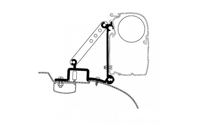 Thule Adapter für THULE Markisen der Serie 2, 5 und 8