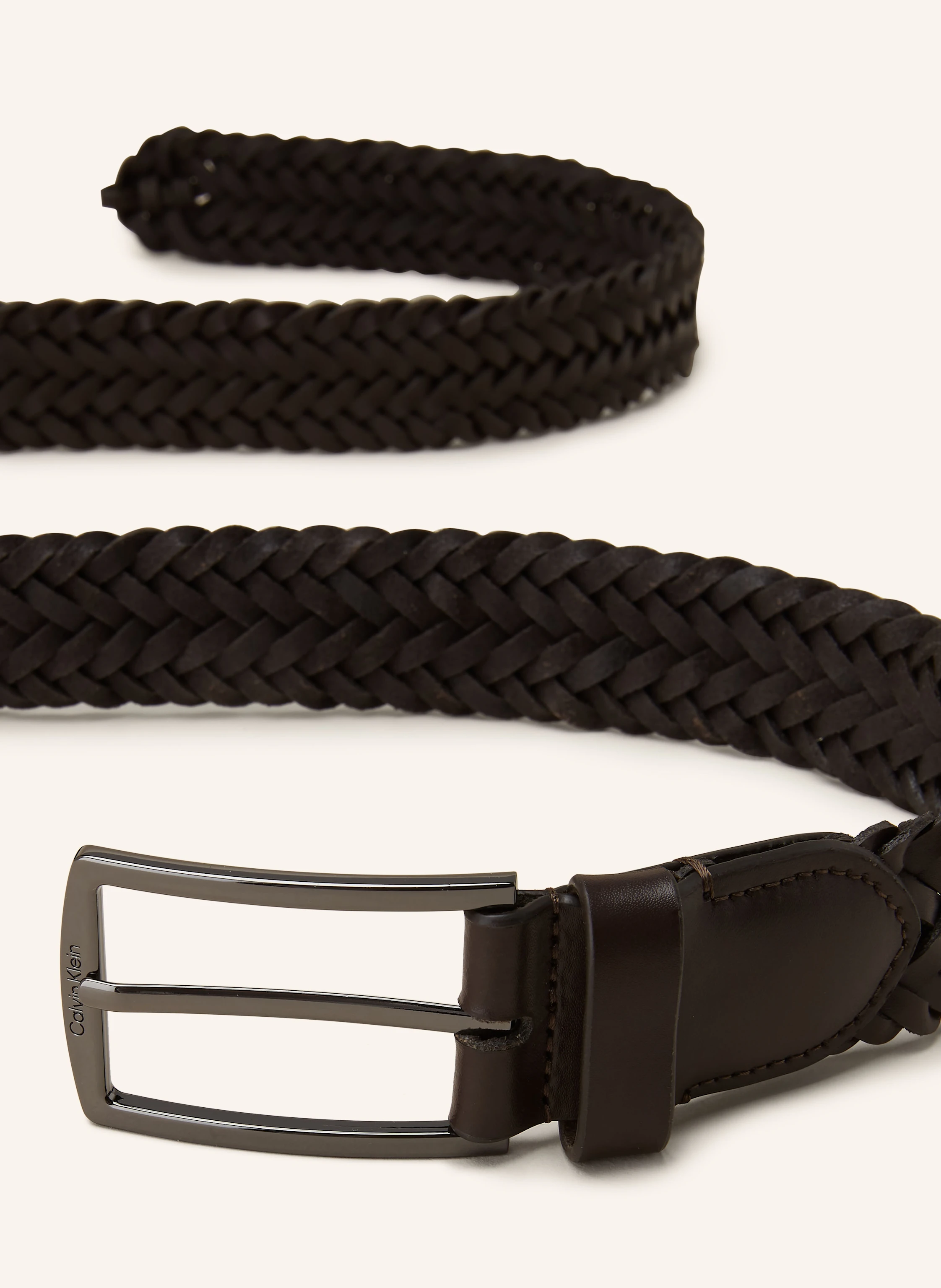 Calvin Klein Flechtgürtel aus Leder