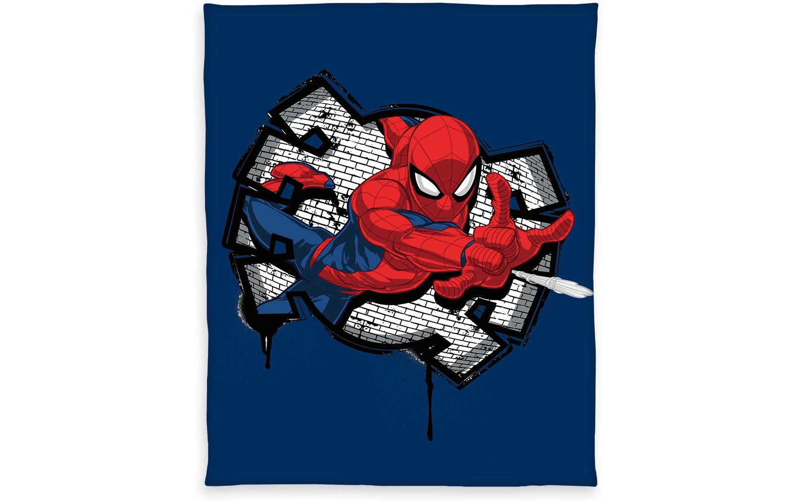 Decke Spiderman 130 x 170 cm, MehrfarbigMarvel Kinderdecke