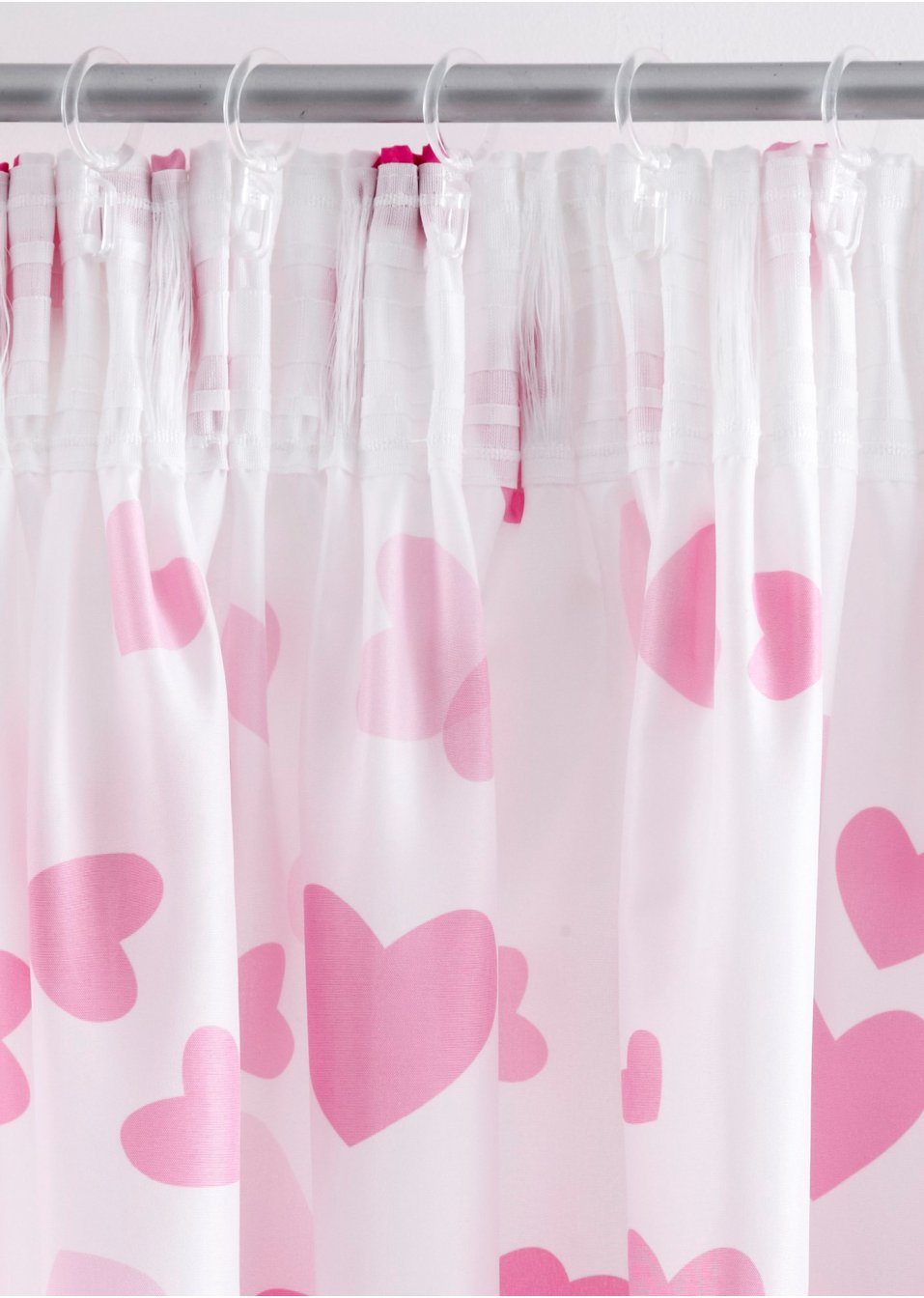Panneau microfibre avec imprimé cœur (1 pce.)