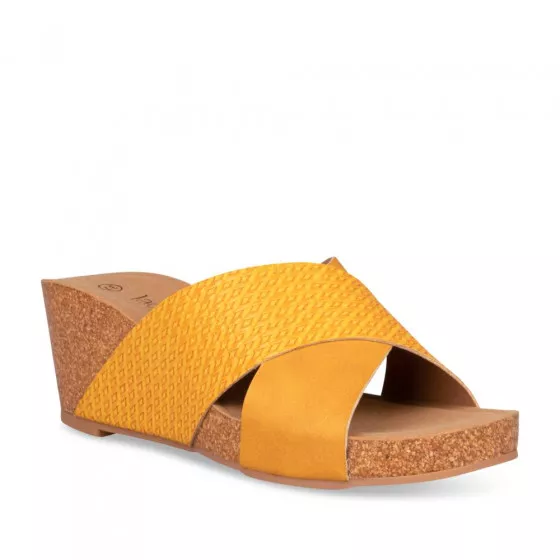 Mules JAUNE LADY GLAM