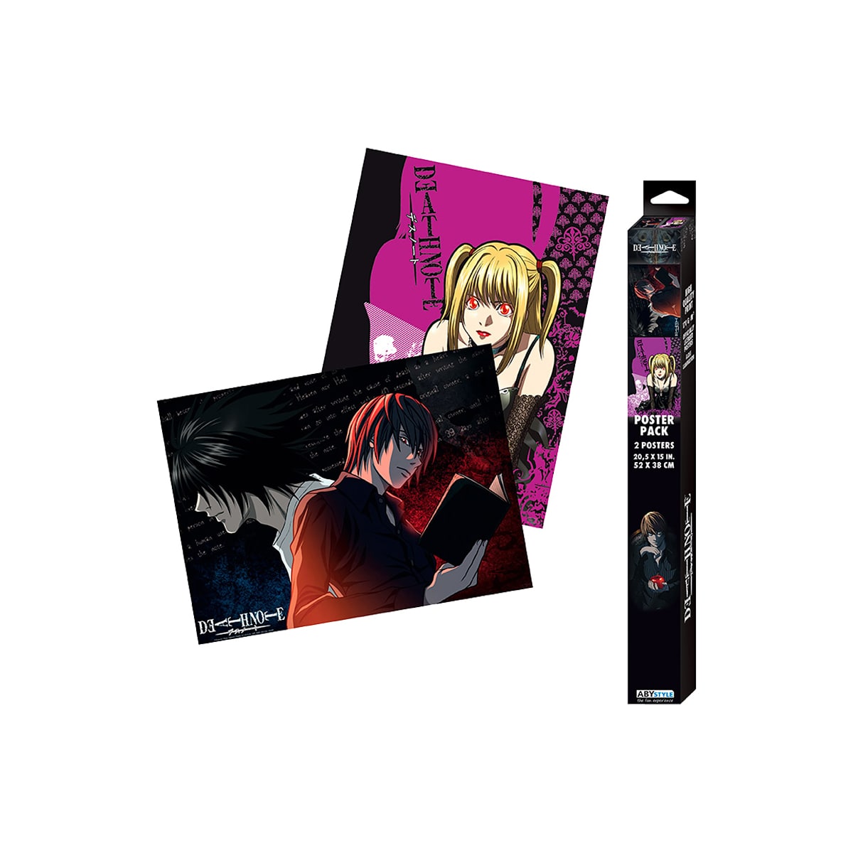 GB eye Death Note L vs Light and Misa plakater (2 stk.)