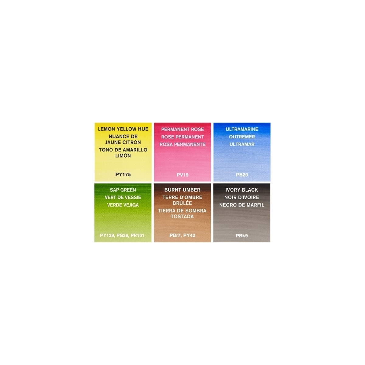 Cotman Water Color Tubset 6x8 ml