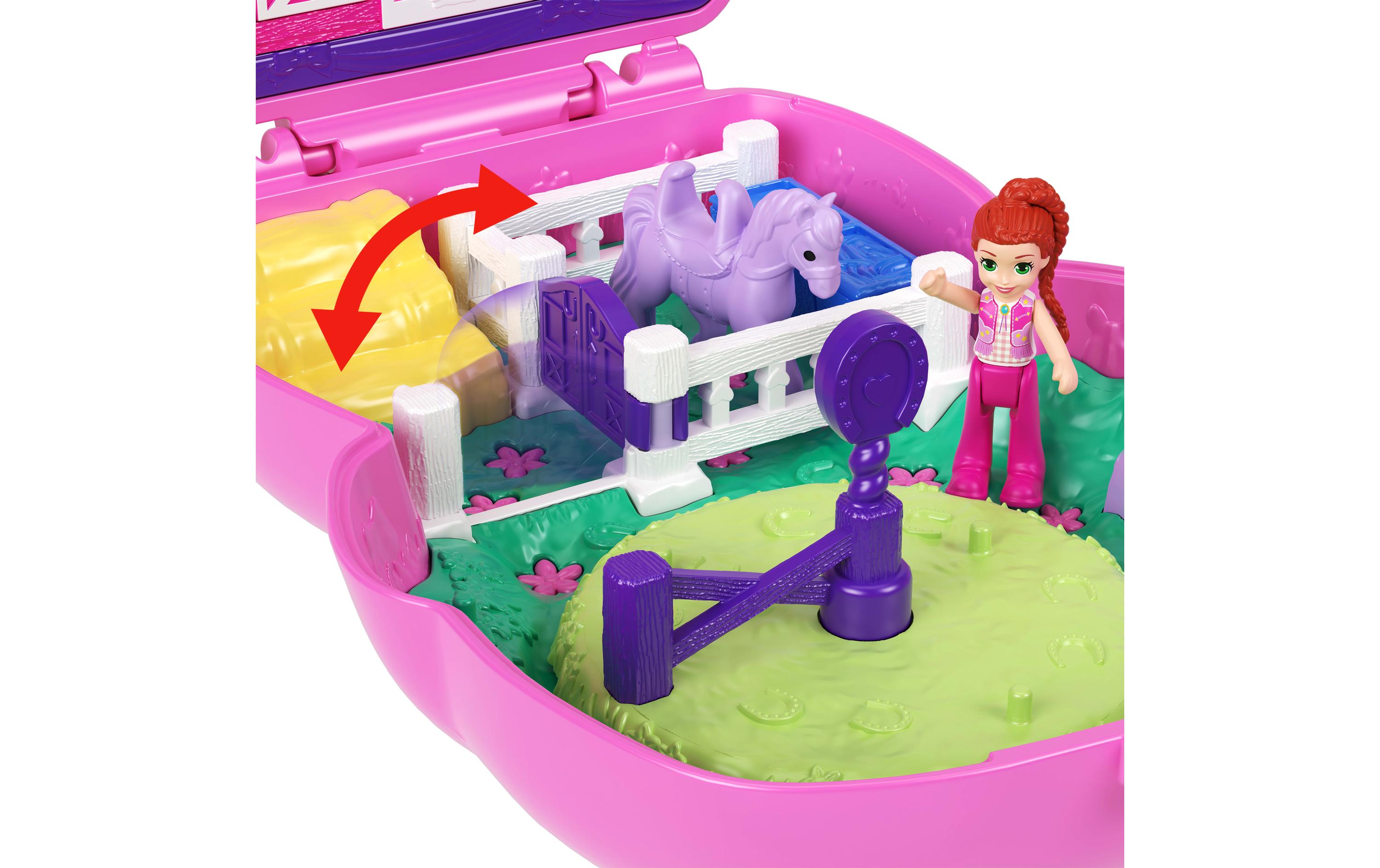 Spielset Pony Rodeo SchatulleSpielzeug für unterwegs mit Zubehör für Mode und Essen