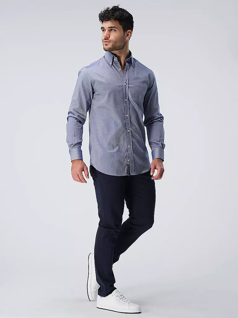 PAUL & SHARK Hemd blau