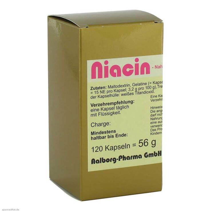 Niacin Kapseln, 120 St