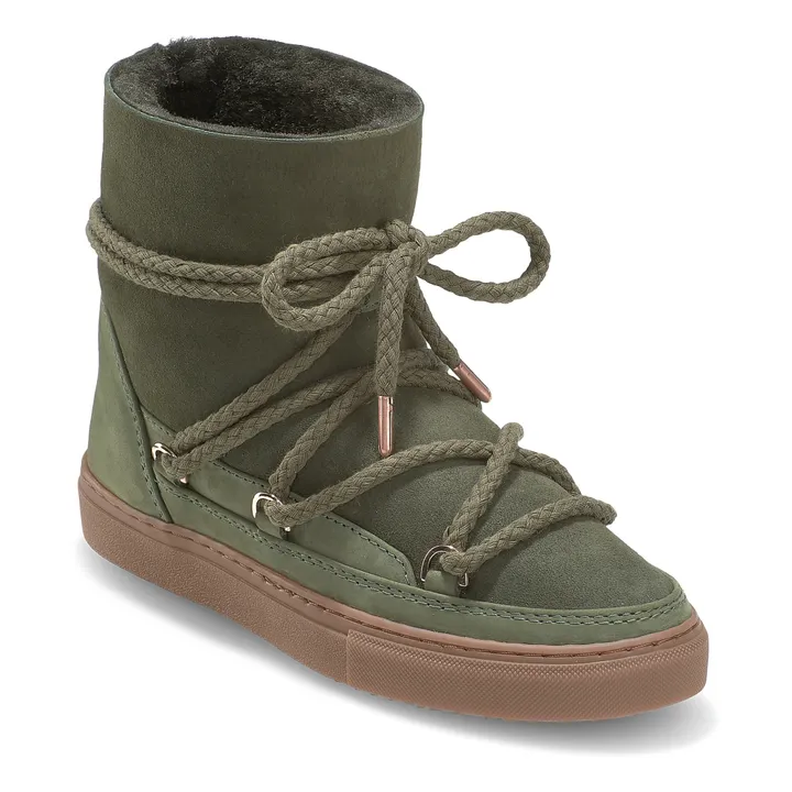 Inuikii Boots Fourrées Classic | Vert kaki