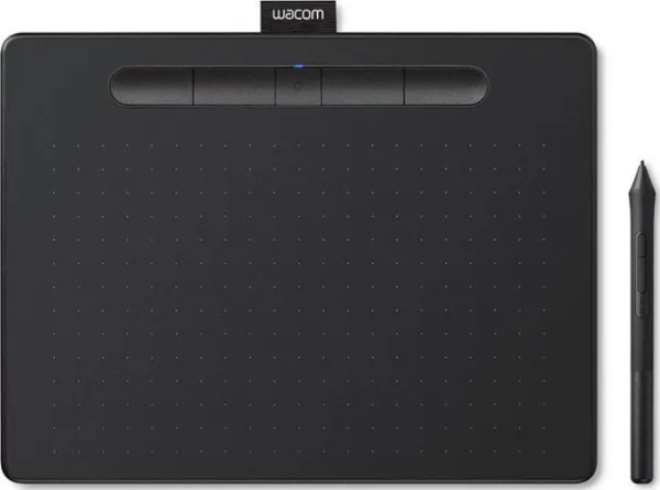 Wacom Intuos S - Digitizer - elektromagnetisk - trådløs, kabling - USB - Sort