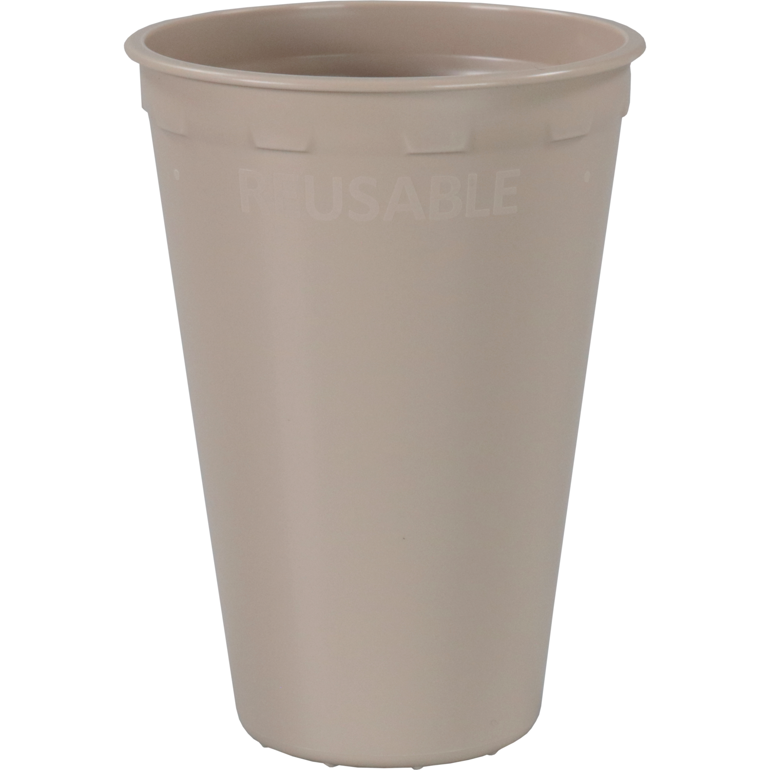 Depa, Beker, PP, reusable, automaatgeschikt, 180ml, 7.5oz, 96mm, taupe