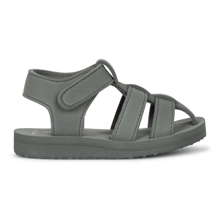 Konges Sløjd Sandales de Plage  | Gris foncé