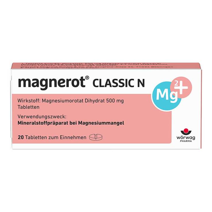 magnerot CLASSIC N Magnesium Tabletten, 20 St