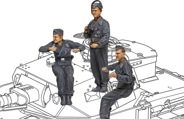 Tamiya - Panzerkampfwagen IV Ausf.F Tank Byggesæt - 1:35 - 35374