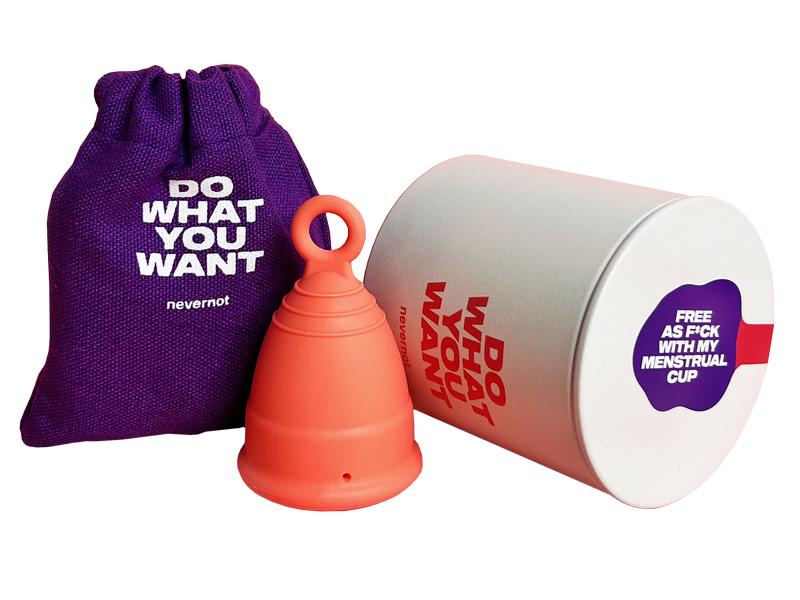 nevernot Menstruationstasse 1 Stück Hochwertiger Menstruationscup aus medizinischem Silikon