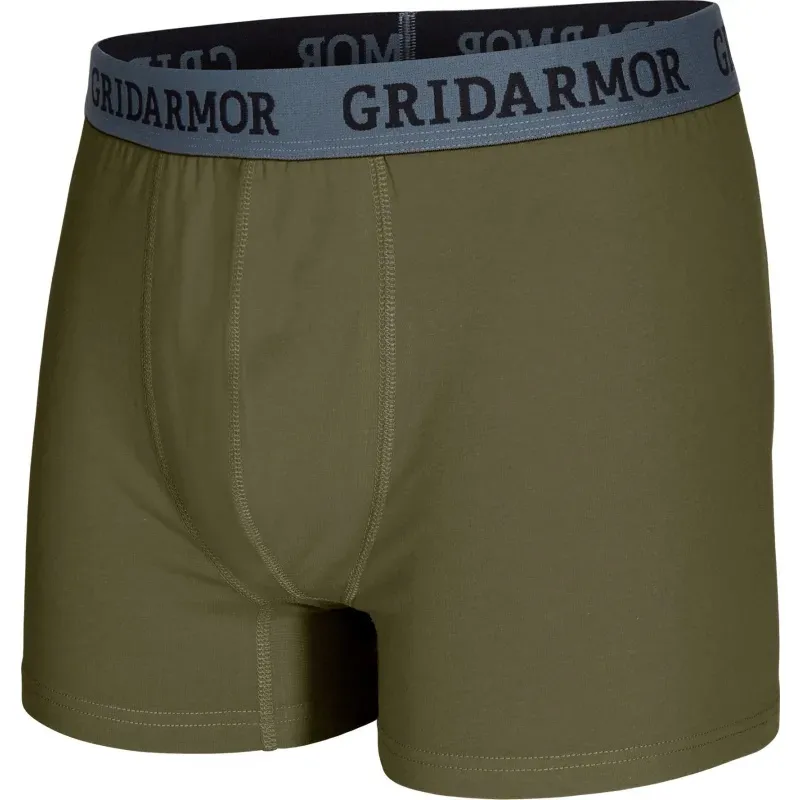 Gridarmor Men's Steine 3p Cotton Boxers 2.0 Multi Color