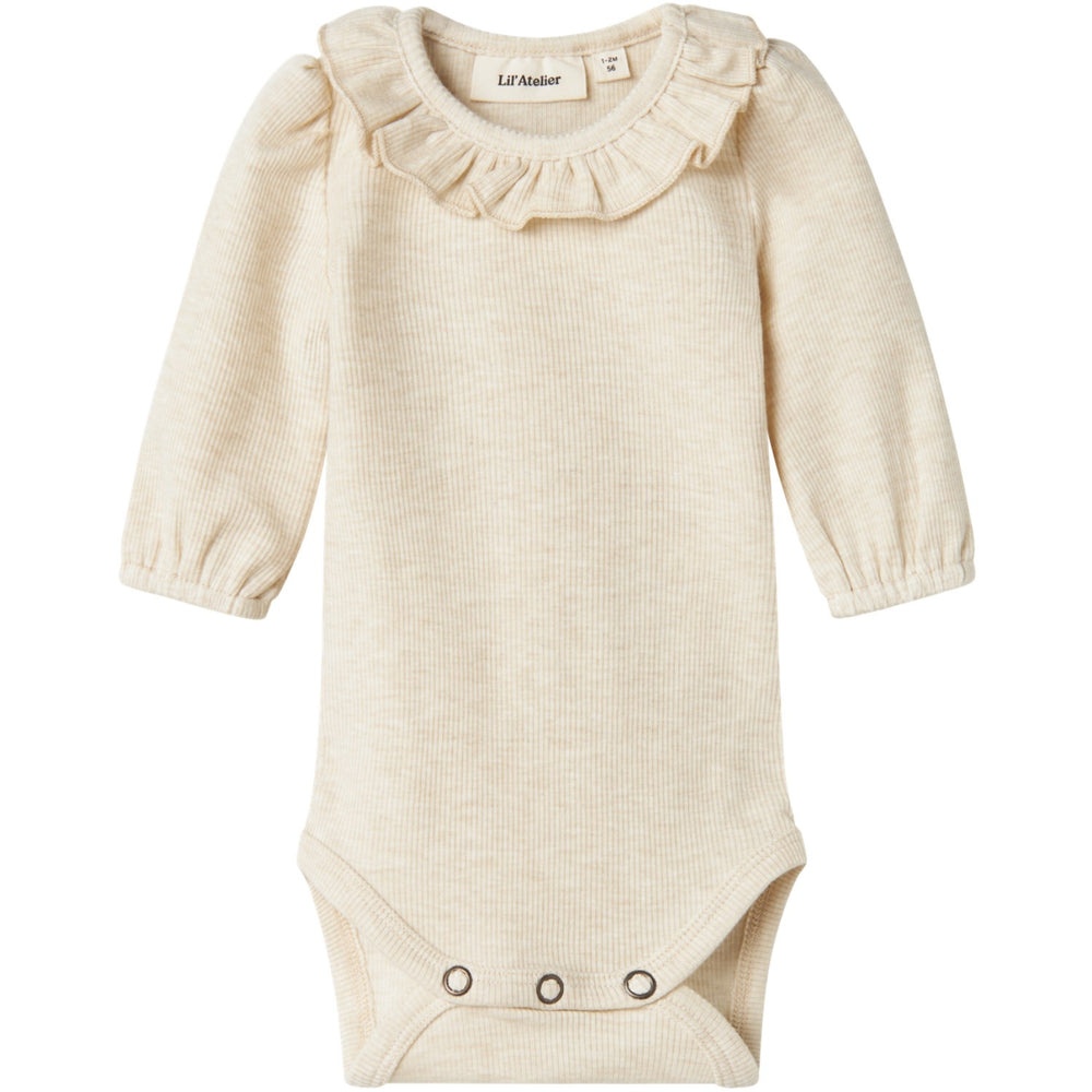 Køb Lil'Atelier Turtledove Melange Darla Slim Body